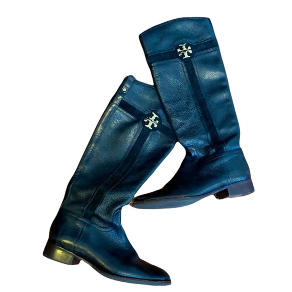 Tory Burch Shoes - Tory Burch Leather Mid Calf Length Boots